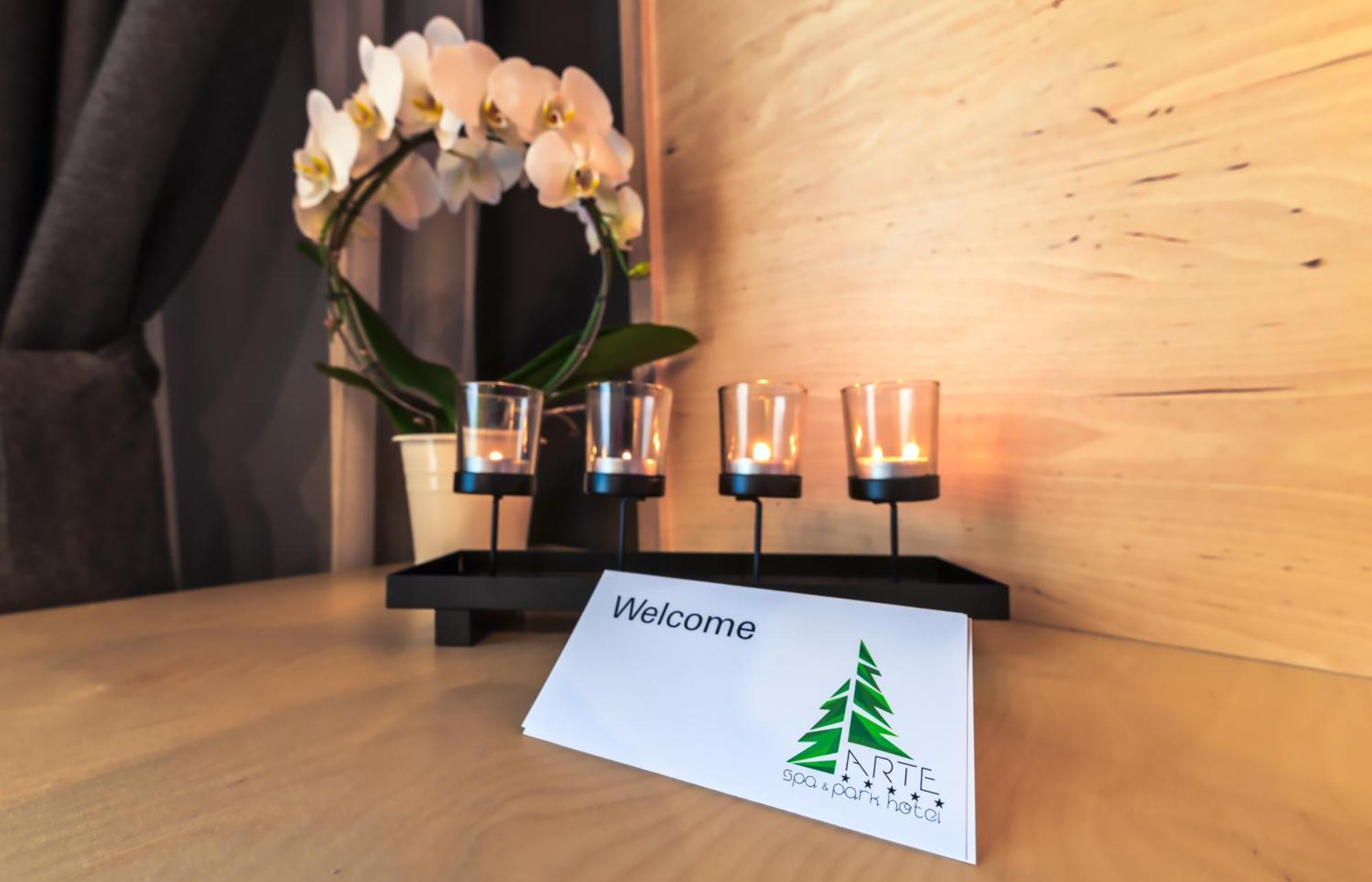 فندق آرتي سبا آند بارك فيلينغراد الغرفة الصورة Welcome card